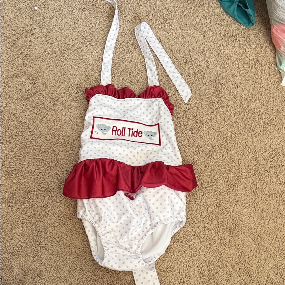 Roll Tide Baby Swimsuit